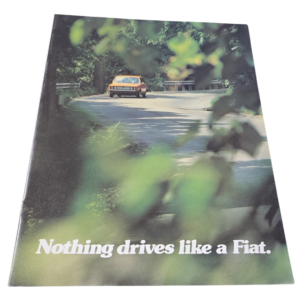Vintage 1978 Fiat 131 Brochure Station Wagon Sedan Coupe Car Advertisement